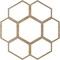 Ekena Millwork Florin Wood Fretwork Pierced Ceiling Medallion, Hickory, 26"OD x 11 1/8"ID x 1/4"T CMWP26X26X0250FOHI - alternate 4
